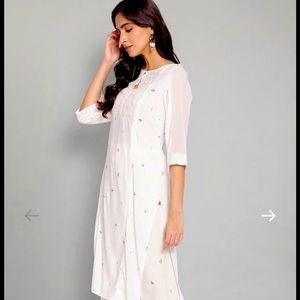 W for woman white kurta